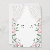 Invitation Rideau floral flush Nuestra Boda Mariage espagnol (Dos)