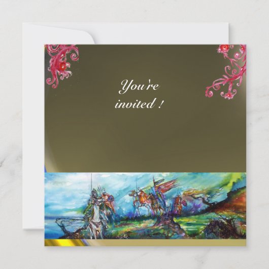 Invitation RIDERS DANS LA TEMPÊTE gemme gris (Devant)