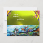 INVITATION RIDERS DANS LA TEMPÊTE JAUNE JAUNE JAUNE (Dos)