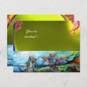 INVITATION RIDERS DANS LA TEMPÊTE JAUNE JAUNE JAUNE (Devant / Derrière)