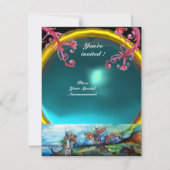 Invitation RIDERS DANS LA TEMPÊTE JEU bleu (Dos)