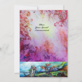 Invitation RIDERS EN TEMPÊTE Chevaliers Médiévaux Horseback P (Dos)