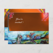 Invitation RIDERS IN THE STORM gem orage (Devant / Derrière)