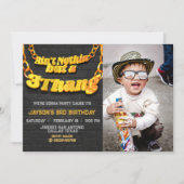 Invitation Rien d'autre qu'un 3 Thang avec photo - Paysage (Devant)