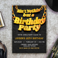 Rien d'autre qu'une fête d'anniversaire