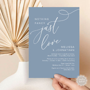 Invitation Rien De Chic, Juste Amour, Dîner Romantique Mariag
