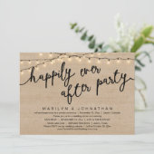 Invitation Rien De Chic, Juste Amour, Dîner Rustique Mariage (Debout devant)