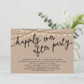 Invitation Rien De Chic, Juste Amour, Dîner Rustique Mariage (Debout devant)