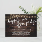 Invitation Rien De Chic, Juste Amour, Dîner Rustique Mariage (Debout devant)