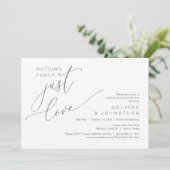 Invitation Rien De Chic, Juste De L'Amour, Dîner Mariage Dans (Debout devant)
