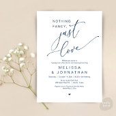 Invitation Rien De Chic, Juste De L'Amour, Dîner Mariage Dans
