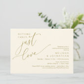 Invitation Rien De Chic, Juste De L'Amour, Dîner Mariage Dans (Debout devant)