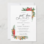 Invitation Rien De Fancy Just Love Mariage de vacances (Devant)