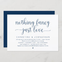 Rien De Fancy Just Love, Mariage Elopement Party I