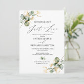 Invitation Rien De Fancy Just Love Mariage intime (Debout devant)