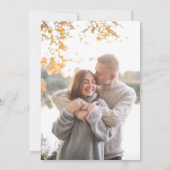 Invitation Rien De Fancy Just Love Retro Mariage Décontracté (Dos)