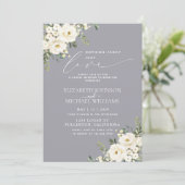 Invitation Rien de fantaisie Just Love Light Grey Mariage pho (Debout devant)