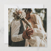 Invitation Rien de fantaisie Just Love Photo Mariage Décontra (Dos)