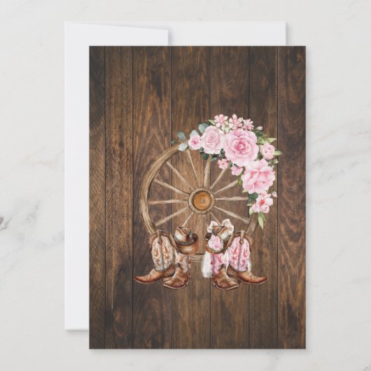 Invitation Rien de fantaisie Juste aimer Décontracté rose Gra (Dos)