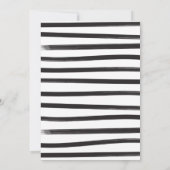 Invitation Rien de fantaisie Juste aimer Mariage de typograph (Dos)