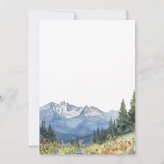 Invitation Rien de fantaisie Juste aimer Rustique Mariage de  (Dos)