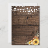 Invitation Rien de fantaisie Juste Amour Elopement Mariage (Dos)