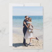 Invitation Rien de fantaisie Juste Amour Monogramme Mariage D (Dos)