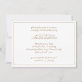 Invitation Rien de fantaisie juste amour | Photo de micro-mar (Dos)