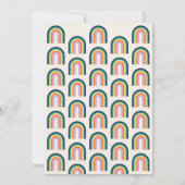 Invitation Rien de fantaisie Juste Amour Rétro les années 70 (Dos)