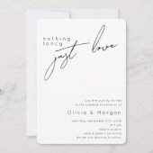 Invitation Rien de fantaisie Juste Amour Script QR Code Maria (Devant)