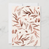 Invitation Rien de fantaisie Juste de l'amour Mariage photo W (Dos)