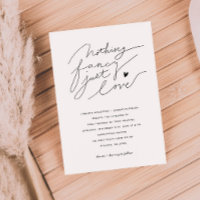 Rien de fantaisie Juste de l'amour Script Typograp