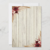 Invitation Rien de fantaisie juste l'amour fuite herbe de la  (Dos)