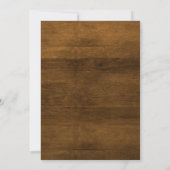 Invitation Rien de Fantaisie Rustique Juste Amour (Dos)