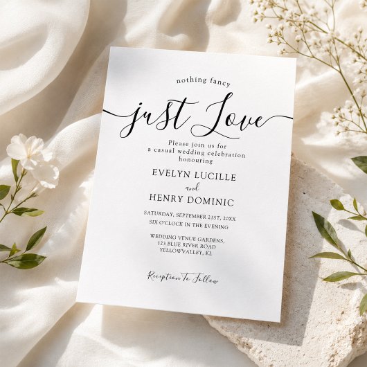 Invitation Rien de Fantaisiste Juste Amour Écriture Fantaisis