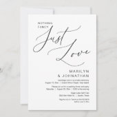 Invitation Rien de Fantaisiste, Juste de l'Amour, Dîner de Ma (Devant)