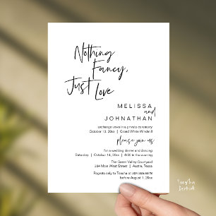Invitation Rien de Fantaisiste Juste de l'Amour, Dîner de Mar