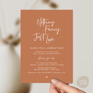 Invitation Rien de Fantaisiste Juste de l'Amour, Dîner de Réc