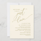 Invitation Rien de fantaisiste, juste de l'amour, Dîner d'élo (Devant)