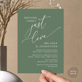 Invitation Rien de fantaisiste, juste de l'amour, évasion de 