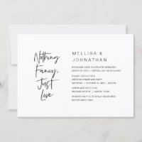 Rien de fantaisiste, juste de l'amour, mariage int