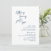 Invitation Rien de fantaisiste, juste de l'amour, mariage int (Debout devant)