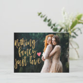 Invitation Rien de fantaisiste, juste de l'amour | Micro Phot (Debout devant)