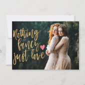 Invitation Rien de fantaisiste, juste de l'amour | Micro Phot (Devant)