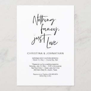 Invitation Rien de fantaisiste, juste de l'amour, Noir, Fugue