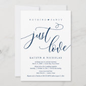 Invitation Rien de fantaisiste, juste de l'amour, Noir, Maria (Devant)