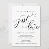 Invitation Rien de fantaisiste, juste de l'amour, Noir, Maria (Devant)