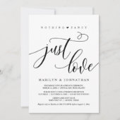 Invitation Rien de fantaisiste, juste de l'amour, Noir, Maria (Devant)