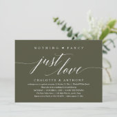 Invitation Rien de fantaisiste, juste de l'amour, réception m (Debout devant)