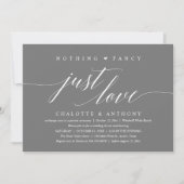 Invitation Rien de Fantaisiste, Juste de l'Amour, Réception M (Devant)